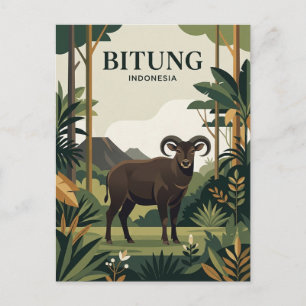 Carte Postale Réserve naturelle de Tangkoko Indonésie