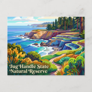 Carte Postale Réserve naturelle d'État de Jug Handle Californie