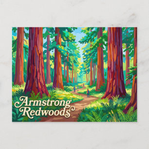 Carte Postale Réserve naturelle d'État des séquoias Armstrong