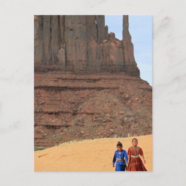 Carte Postale Réserve Navajo Terre (Devant)