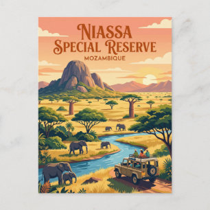Carte Postale Réserve spéciale de Niassa Mozambique