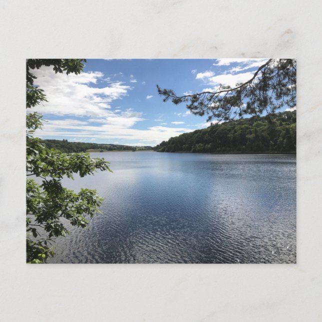 Carte Postale Réservoir de barrage à flacon dans le district de  (Devant)