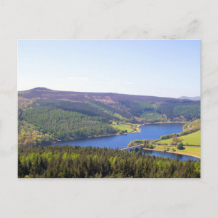 Carte Postale Réservoir de Dergone, Derbyshire, Angleterre