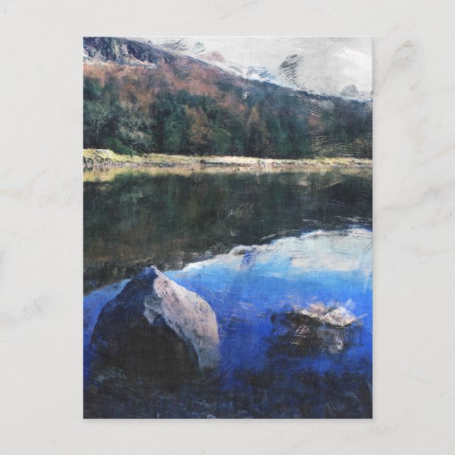 Carte Postale Réservoir Dovestone (Devant)