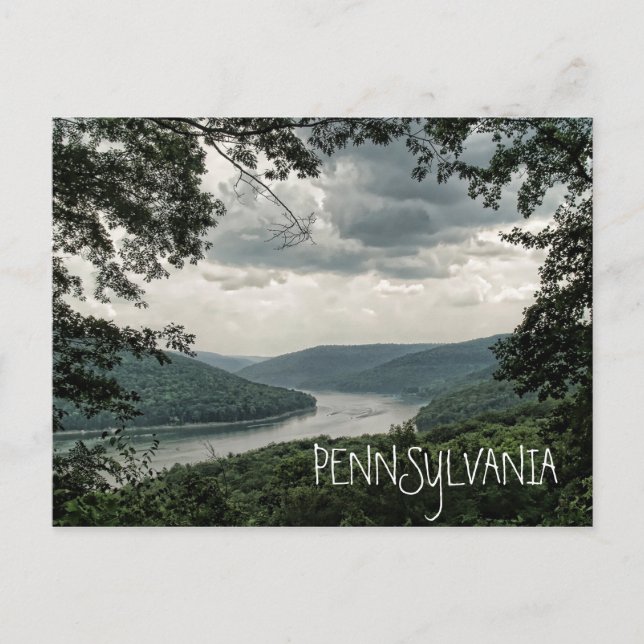 Carte Postale Réservoir Kinzua en PENNSYLVANIE (Devant)