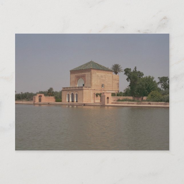 Carte Postale Réservoir, Marrakech, Maroc, Afrique (Devant)