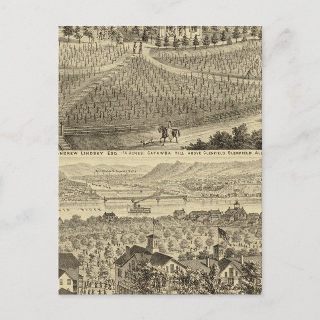 Carte Postale Résidence d'Andrew Lindsey Glenfield (Devant)