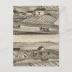 Carte Postale Résidence de C Seiberling