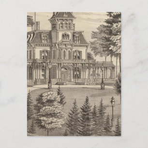 Carte Postale Résidence de Genl HH Baxter à Rutland Vermont