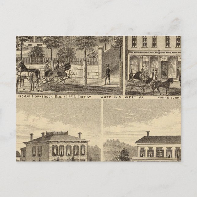 Carte Postale Résidence de Thomas Hornbrook (Devant)