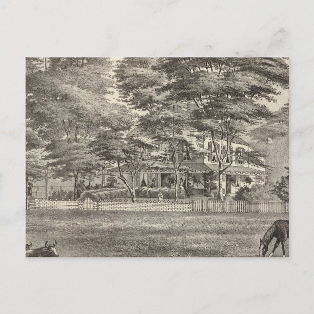 Carte Postale Résidence du Dr Robert Laird, Squan, NJ (Devant)