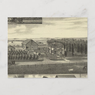 Carte Postale Résidence Schulz, Nebraska