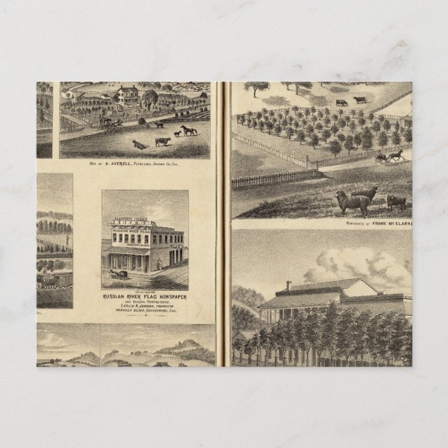 Carte Postale Résidences de Frank McElarney, HF Gerkhardt (Devant)