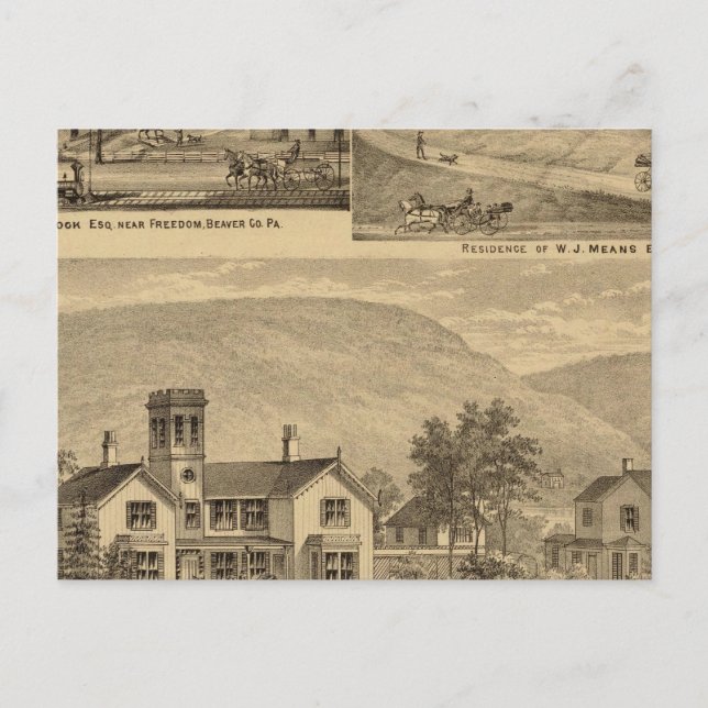 Carte Postale Résidences de HJ Murdoch (Devant)