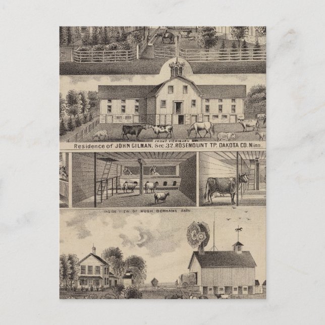 Carte Postale Résidences, Minnesota 4 (Devant)