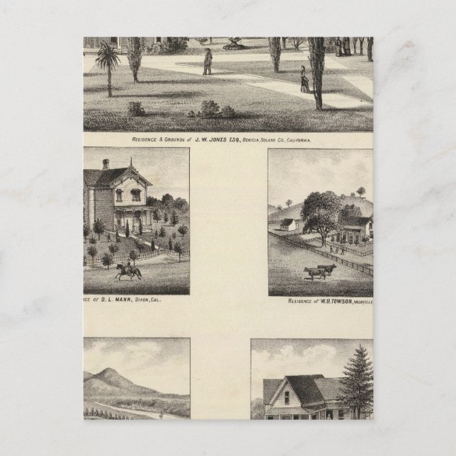 Carte Postale Résidences, Monastère (Devant)