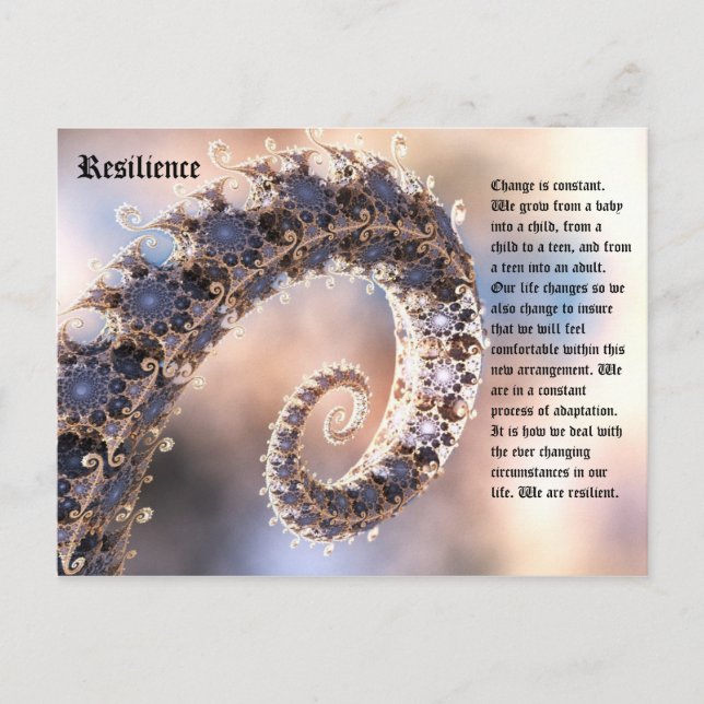 Carte postale Résilience (Devant)