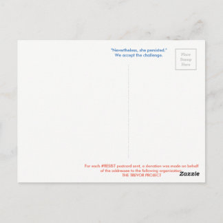 Carte Postale #RESIST Postcard—JUILLET TREVOR