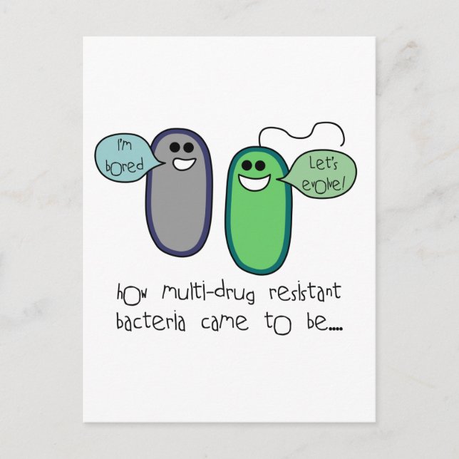 Carte Postale Résistance aux médicaments (Devant)