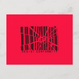 Carte Postale Résister à la conformité