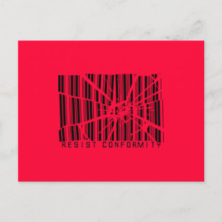 Carte Postale Résister à la conformité