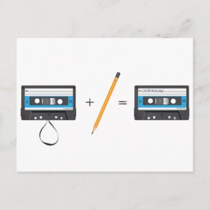 Carte Postale Résolution de problèmes avec des cassettes audio c