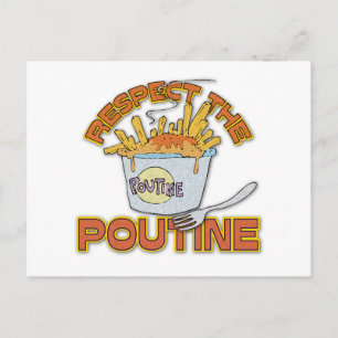 Carte Postale Respect De La Poutine