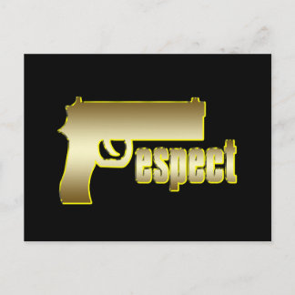 Carte Postale Respect pour l'or