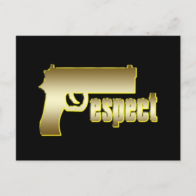 Carte Postale Respect pour l'or (Devant)