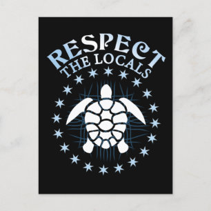 Carte Postale Respectez Les Locaux - Citation De Plongée De Sens