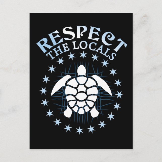 Carte Postale Respectez Les Locaux - Citation De Plongée De Sens (Devant)