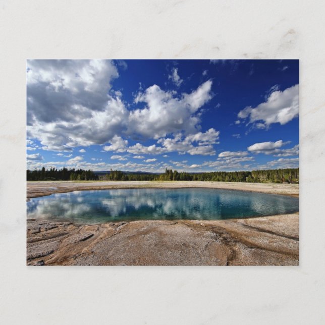 Carte Postale Ressort chaud (Devant)