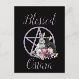Carte Postale Ressort de Pentacle pourpre d'Ostara Bienheureux P