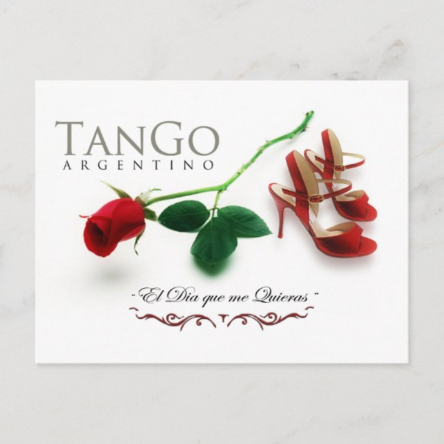 Carte Postale Ressort de tango (Devant)