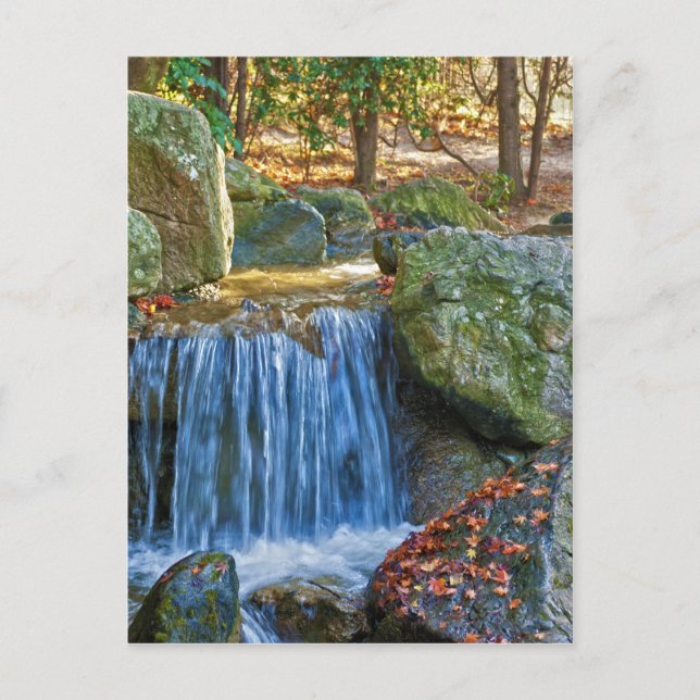 Carte Postale Ressort d'eau bleue (Devant)