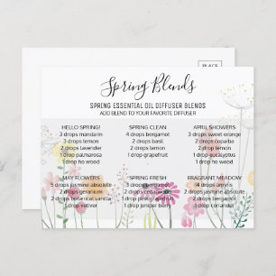 Carte postale Ressort Essential Oils Blend