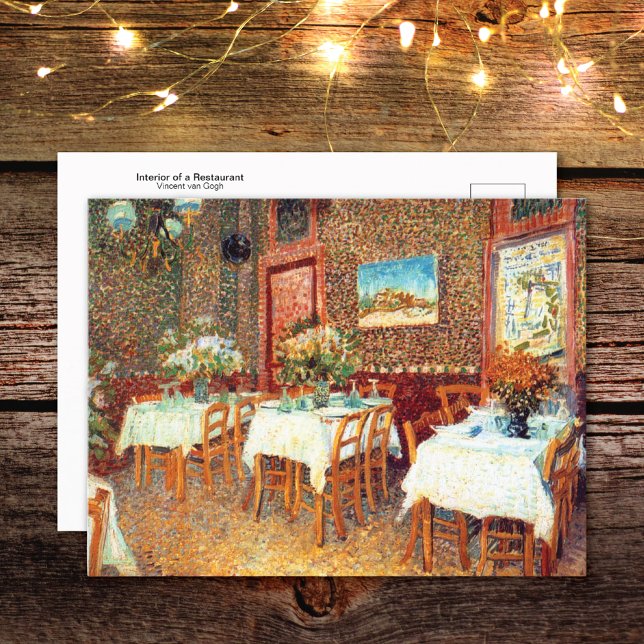 Carte Postale Restaurant intérieur Vincent van Gogh (Créateur téléchargé)