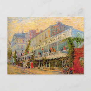 Carte Postale Restaurant Sirene, Asnières par Vincent van Gogh