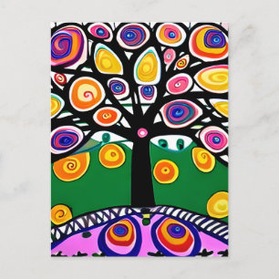 Carte Postale Rester en contact   Art lunaire