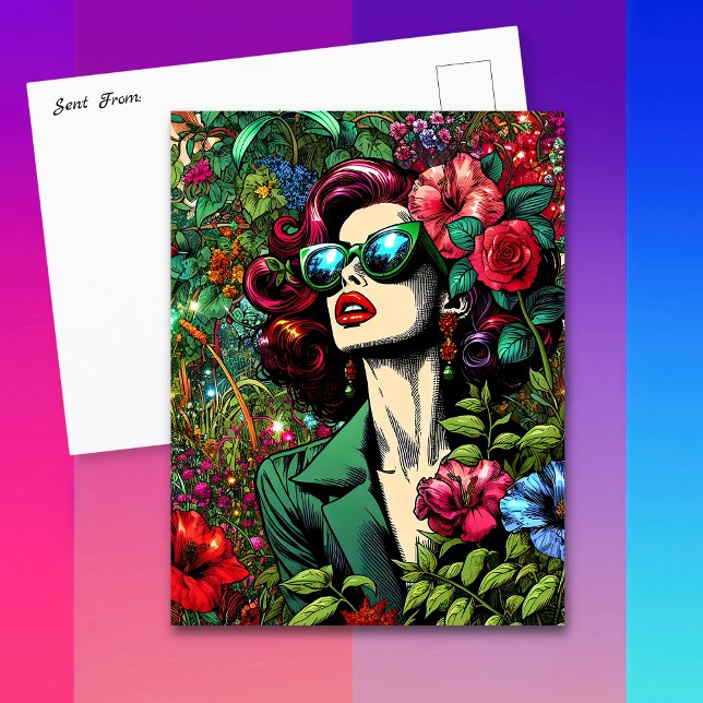 Carte Postale Rester en contact avec ce Joli (Créateur téléchargé)