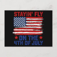 Rester Fly Le 4 Juillet Drapeau Américain Usa
