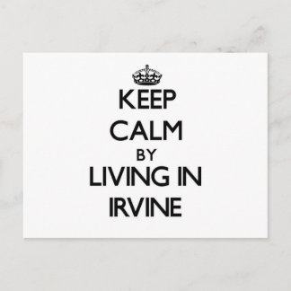 Carte Postale Restez au calme en vivant à Irvine