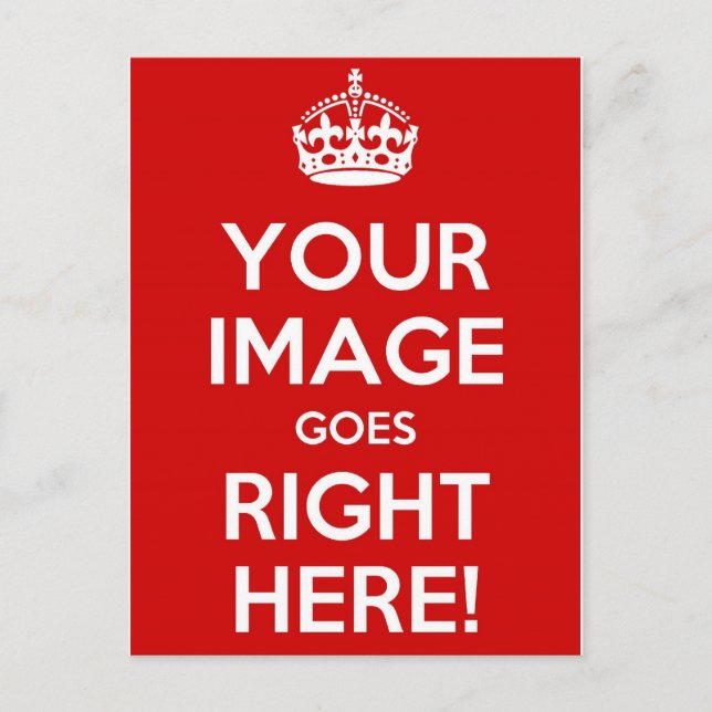 Carte Postale Restez calme (Devant)