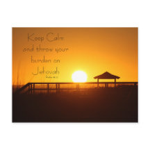 Restez calme et jetez votre fardeau sur l'Eternel