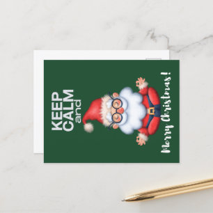 Carte Postale Restez calme et joyeux Noël