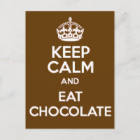 Restez calme et mangez du chocolat