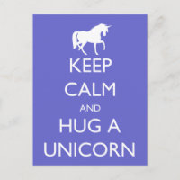 Restez calme et serrez une licorne