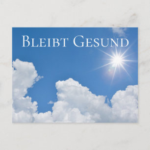 Carte Postale Restez en bonne santé  -