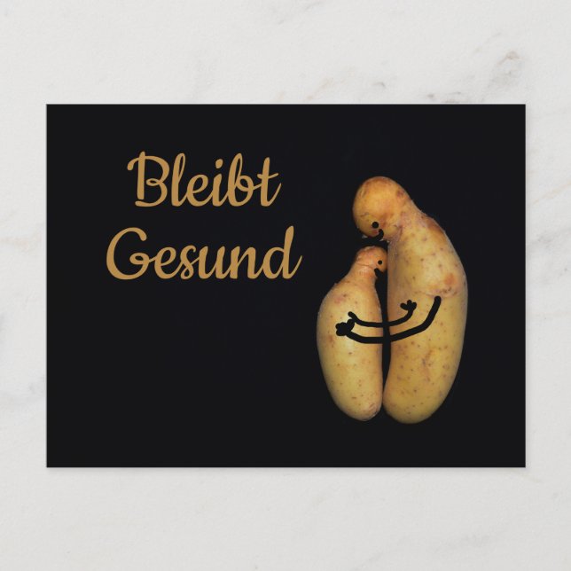 Carte Postale Restez en bonne santé  - (Devant)