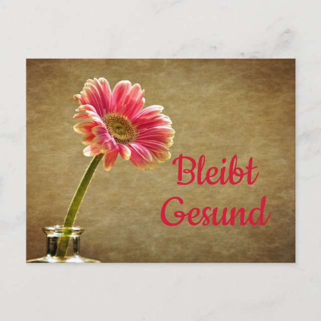 Carte Postale Restez en bonne santé  - (Devant)